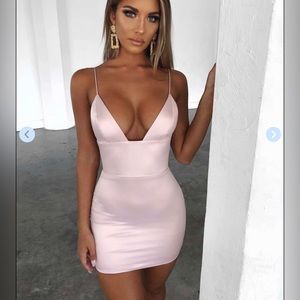 NWT Babyboo paisley mini dress baby pink. Size small